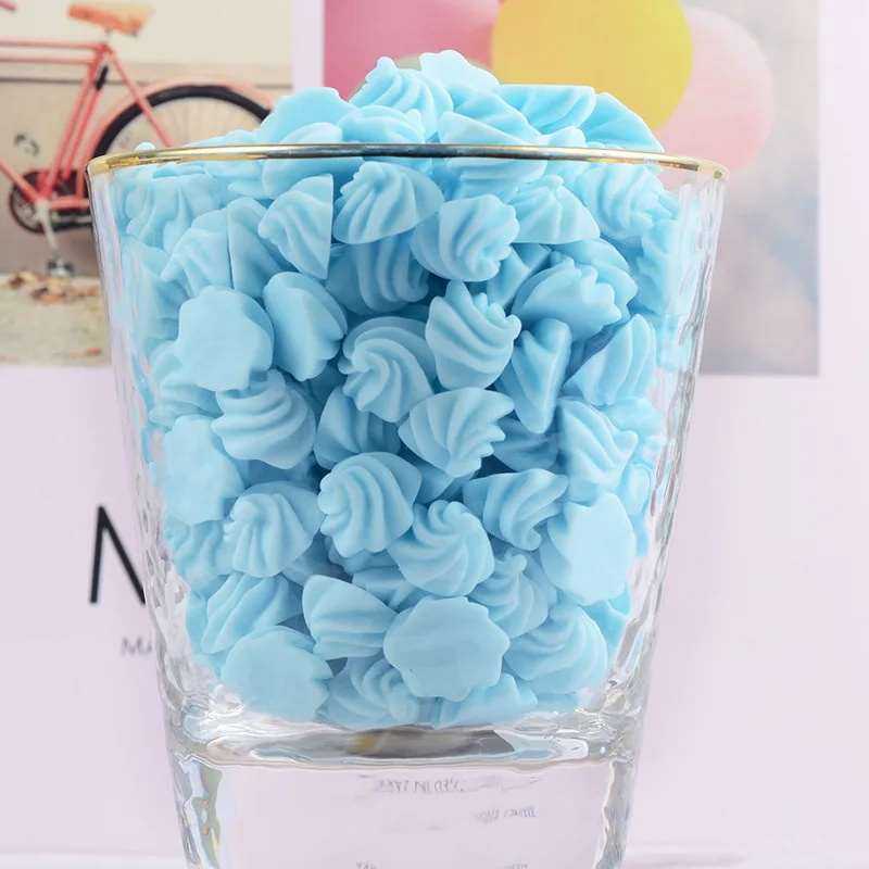10pcs Simulation Cream Resin Candy Flat Back Resin Charms Cabochons Scrapbooking Embellishments Hair Accessories Girl