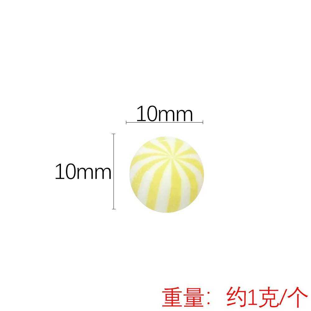 10pcs Simulation Cream Fake Candy Beads Watermelon Sugar diy décor Phone Case Decoration Accessories Tiara About 10mm*10mm