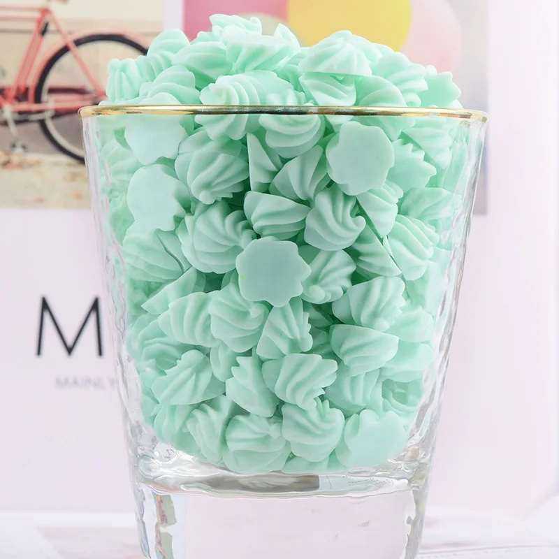 10pcs Simulation Cream Resin Candy Flat Back Resin Charms Cabochons Scrapbooking Embellishments Hair Accessories Girl