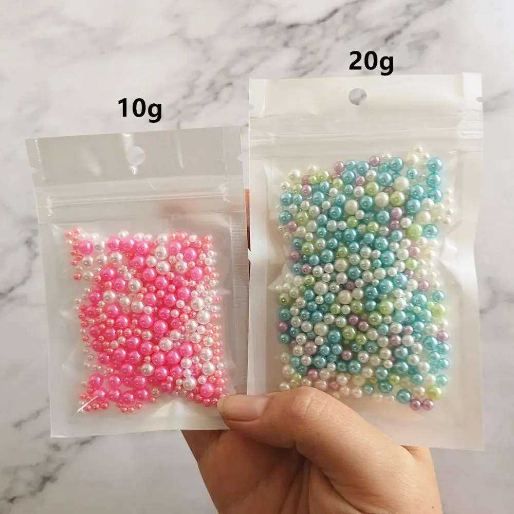 800pcs DIY Simulated Mini Pearl Beads Crafting Accessory Wedding Decoration Acrylic Confetti Event & Party Supplies Slime Filler